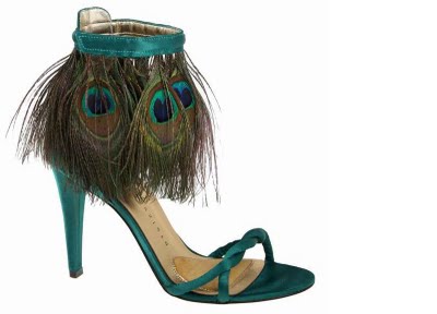 Need help with picking shoes!! :  wedding shoes floral green purple Peacock  Feather  Shoe Carla   Martinez Valero