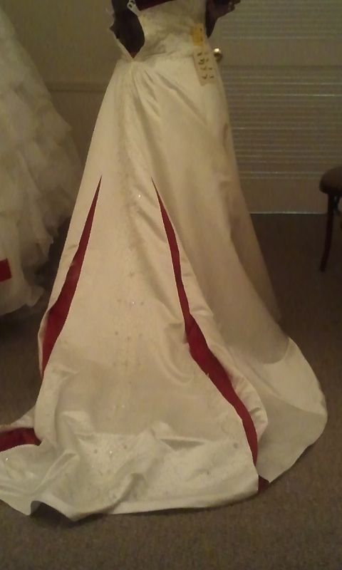 After much deliberation, I said yes to the dress! :  wedding dress Back View