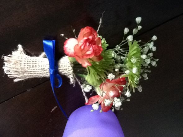 first attempt at boutonniere....any suggestions ...would love input please
