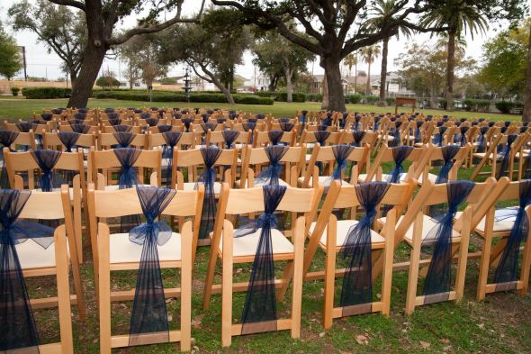 Navy Blue Organza Chair Sashes 45 for 135 wedding chair sash organza 