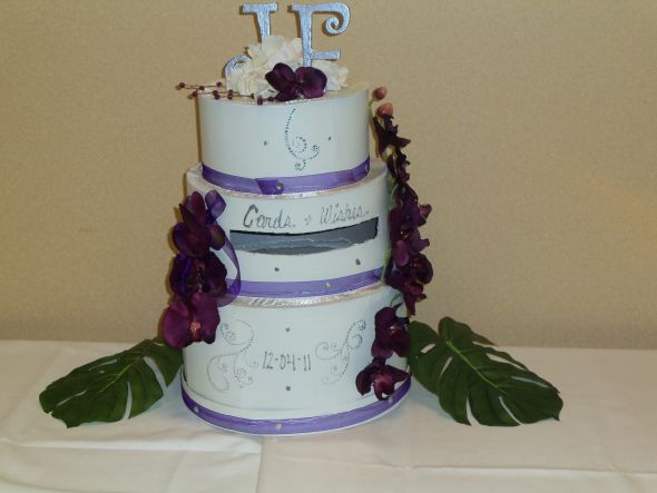DIY: Card Cake Boxes :  wedding card box J  F Wedding 12.4.11 001