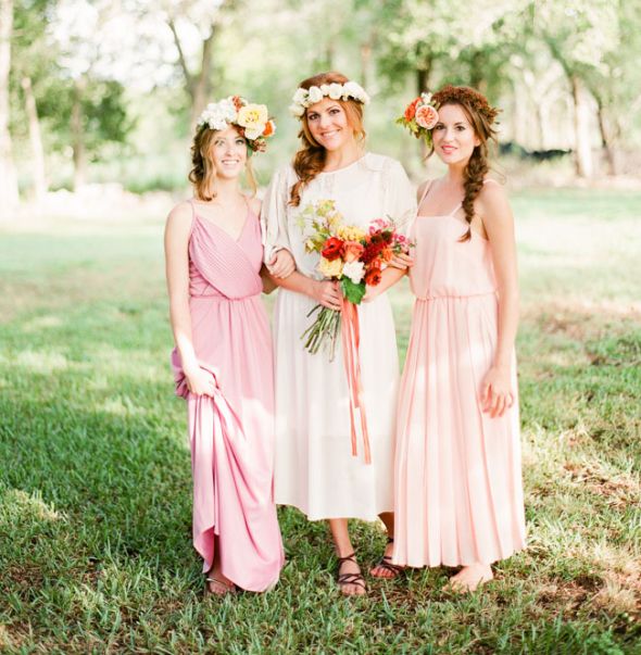 bridesmaid flower crown