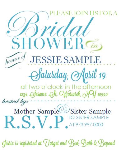 Bridal Shower Invites
