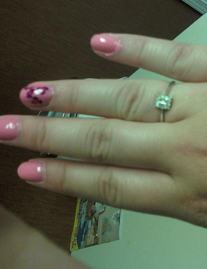 Just for fun: Post a pic of your current manicure/nail color ;) :  wedding nails mani just for fun Photo02