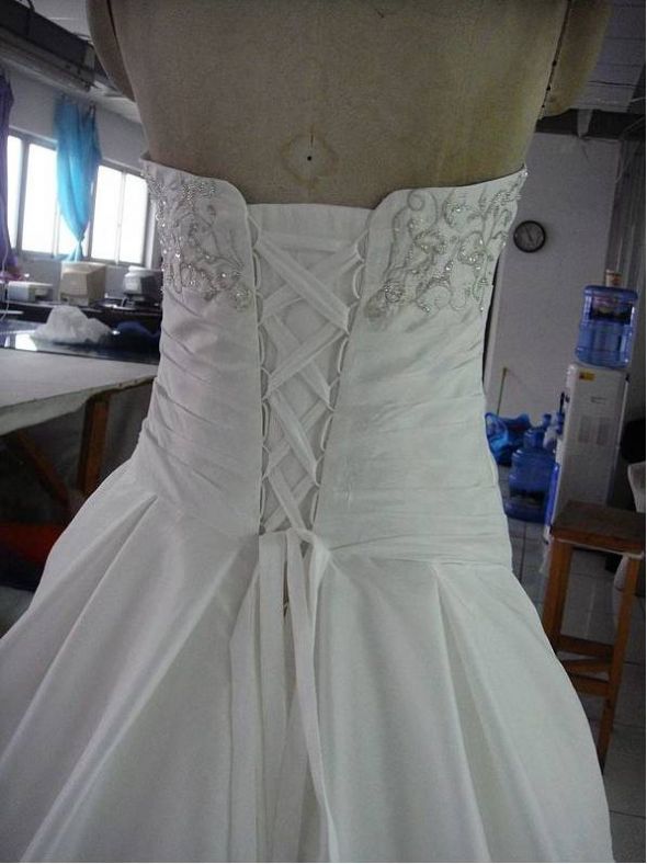 Pics of my dressilyme dress!!!  Opinions please! :  wedding dressilyme custom gown wedding gown china Back2