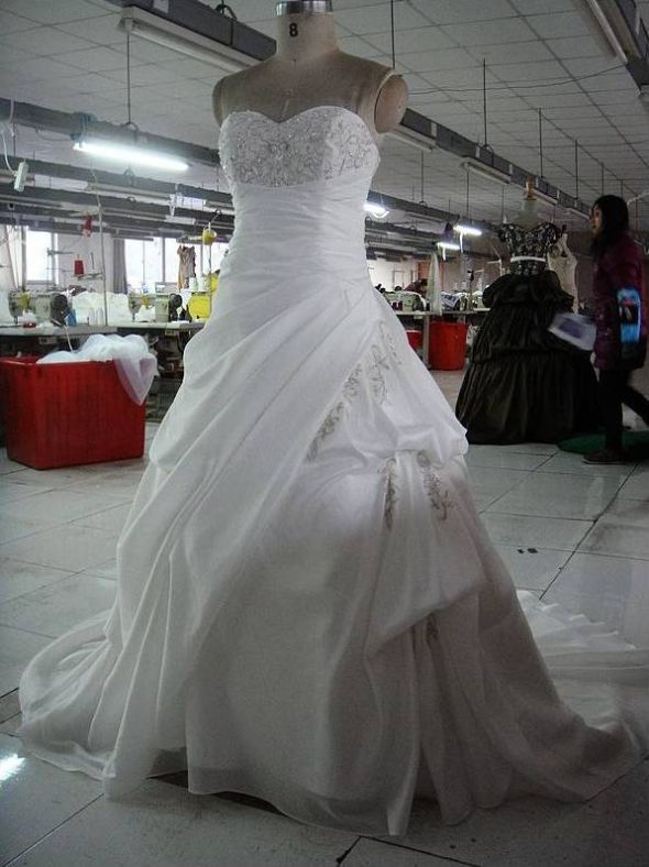 Pics of my dressilyme dress!!!  Opinions please! :  wedding dressilyme custom gown wedding gown china Front2