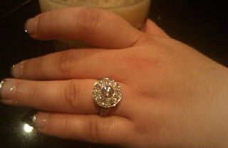 another view of my ring...it's white