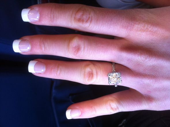 Help deciding on a wedding band :  wedding wedding band engagement ring Photo
