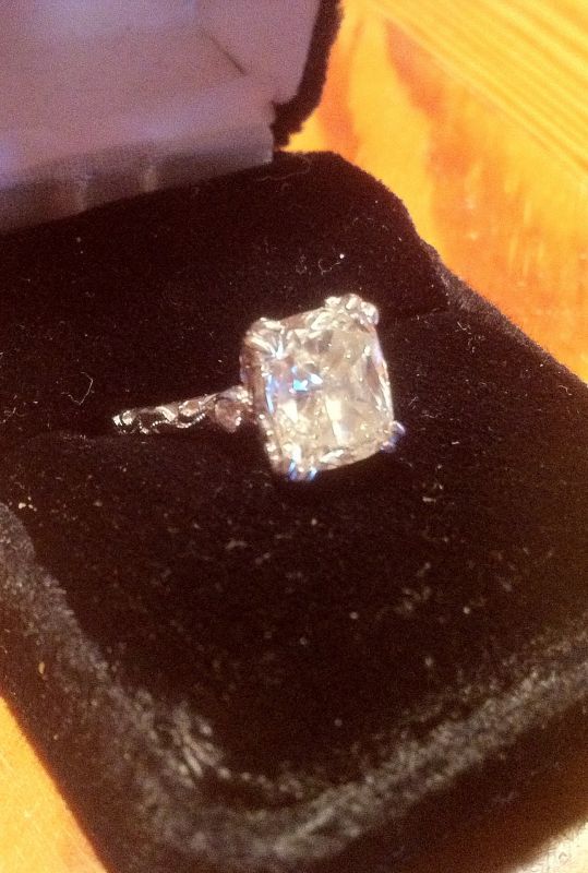 Help deciding on a wedding band :  wedding wedding band engagement ring Photo6