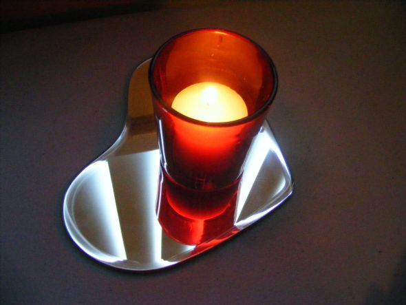  2 per centerpiece wedding simple cheap centerpiece candle mirrors red 