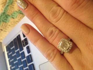 Show me your Pave set e-ring :  wedding Ring