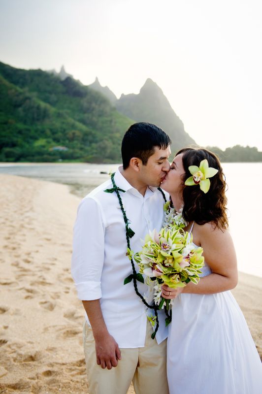 12-12-11 Beach elopment, Kauai - bunch of pro pics :) : wedding elopement kauai 1 hawaii beach destination 026 AmeliaMiguelT