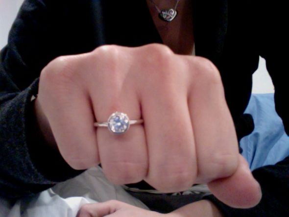Any bees with bezel set rings? : wedding bezel peridot ring Round Bezel