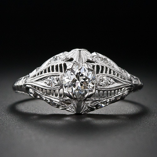 How amazing is this ring!? (Art Deco Ring) :  wedding ring art deco waiting Ring 1