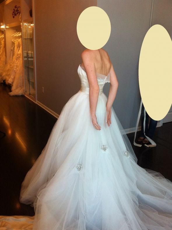 My Dress Journey- warning: long & INCREDIBLY PIC HEAVY! : wedding Badgley Mischka Back
