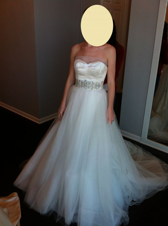 My Dress Journey- warning: long & INCREDIBLY PIC HEAVY! : wedding Badgley Mischka Front