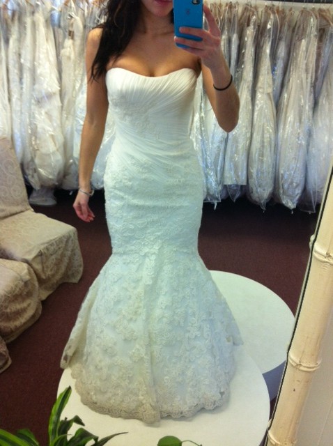 WHICH GOWN? (Last time I promise!) :  wedding dress ivory white Enzo