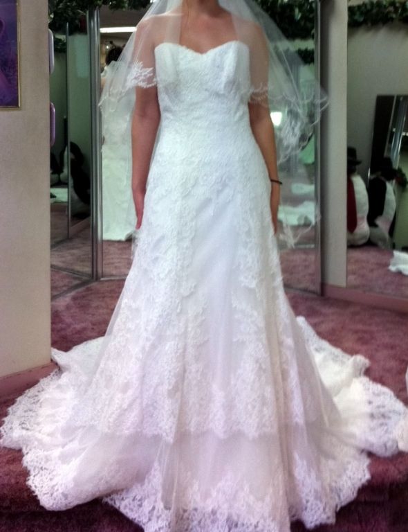 Maggie Sottero Sizing Help :  wedding maggie sottero dress sizing dress petite Dress 8 Unpinned