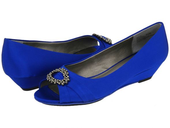 Royal Blue Wedges wedding me too blue shoes blue shoes Blue Wedges
