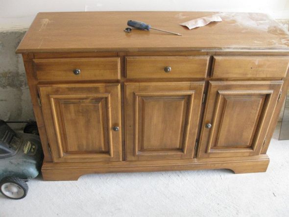 Show me your upcycled furniture! :  wedding Before