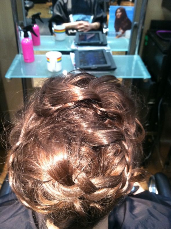 Has anyone done a braided updo? :  wedding Photo 3