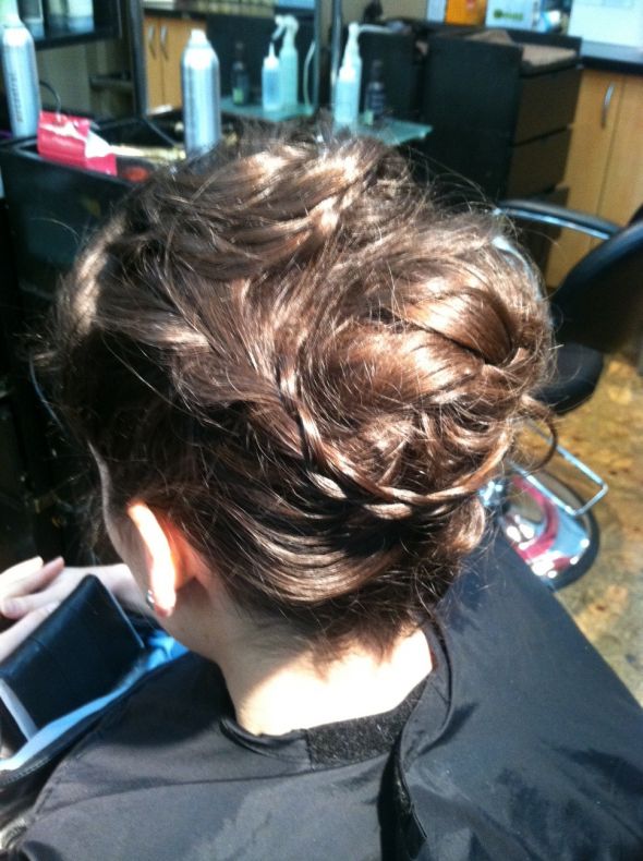 Has anyone done a braided updo? :  wedding Photo