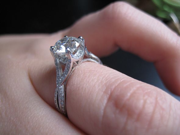 Jan 15th proposal after 7 years together! :  wedding tacori 2565 tacori engaged proposal IMG 2770