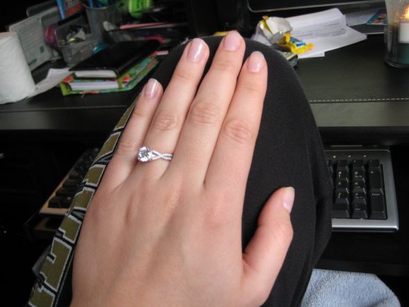 Jan 15th proposal after 7 years together! :  wedding tacori 2565 tacori engaged proposal IMG 2774