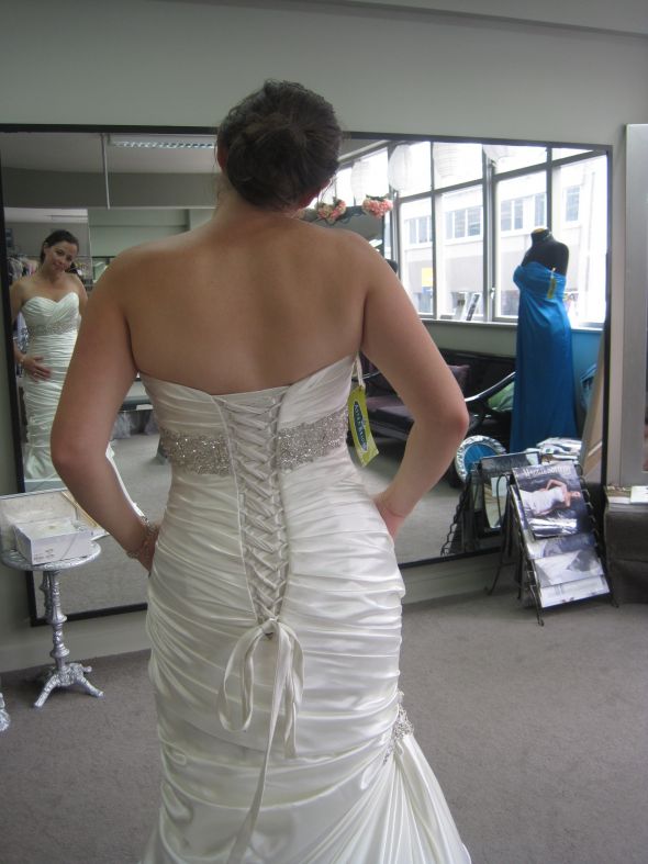 Help me choose my dress!!!!! :  wedding help choose dress undecided unsure which dress 1 3 Back