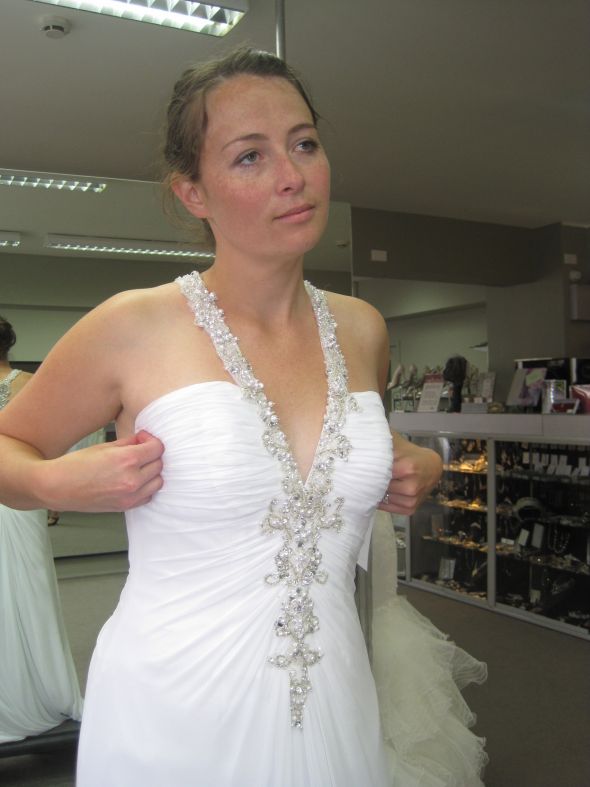 Help me choose my dress!!!!! :  wedding help choose dress undecided unsure which dress 1 3 Reese Side