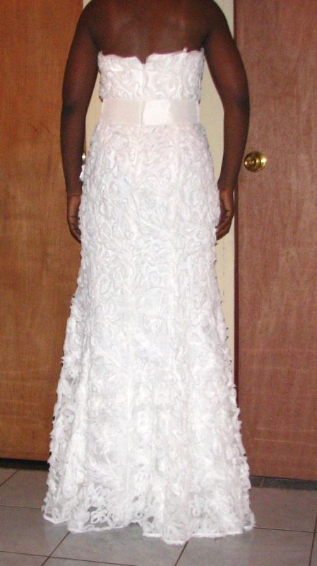 My Dresses Came! Help me Choose- Pic Heavy :  wedding dress wedding beach satin sash orange shoe Kimsoutache4sml