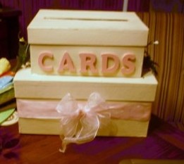 My DIY card box (still in progress)