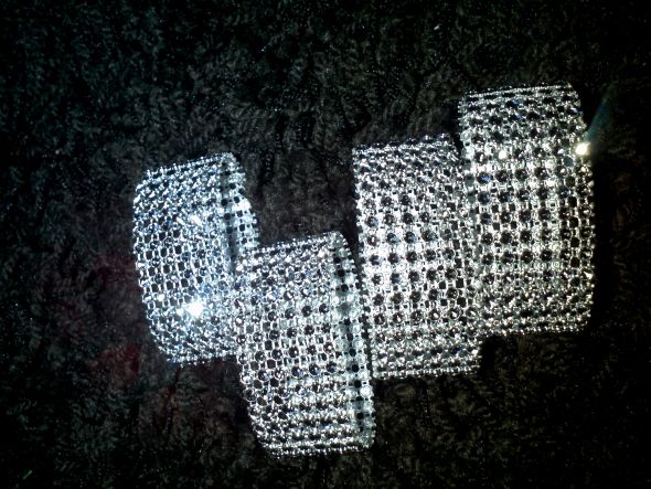 Bling wedding napkin rings decor bling posted by ndreighton 2 months ago