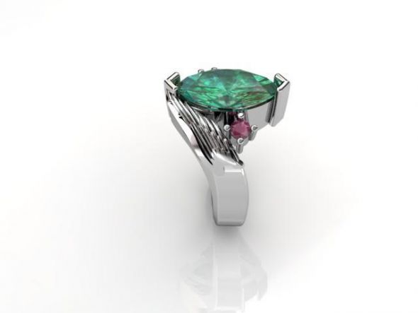 Does it really not look like an Engagement ring? :  wedding Angel Wing 