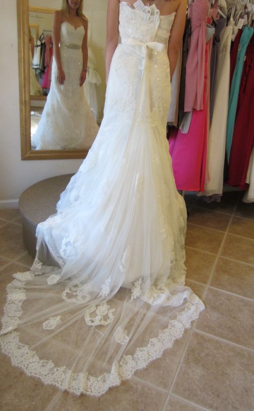 Show us your...Pronovias Dress :  wedding pronovias wedding dress cocktail gown mob dress wedding gown pictures IMG 0148 2