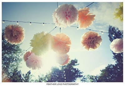 Inspiration Board so heavy with PICS! :  wedding rustic vintage shabby chic 1 inspiration Featherlove Pom Poms
