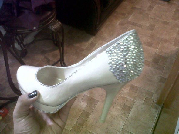 My DIY Bling Wedding Shoes (pics included)