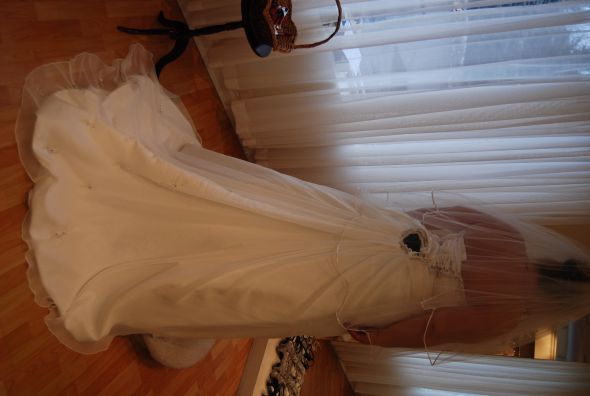Help! I can't find a dress that doesnt' make me look like a sausage! :  wedding plus size 1 dress DSC 0678