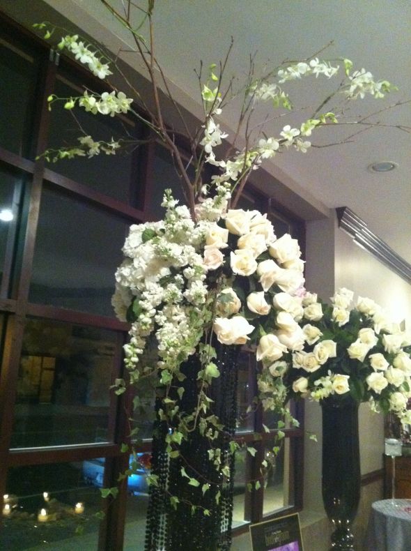 Flower Help :  wedding flowers white wedding centerpieces Arrangment 4