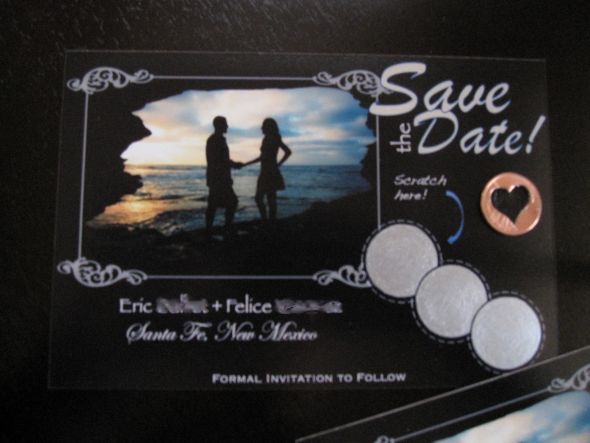 Scratch off Save the Date