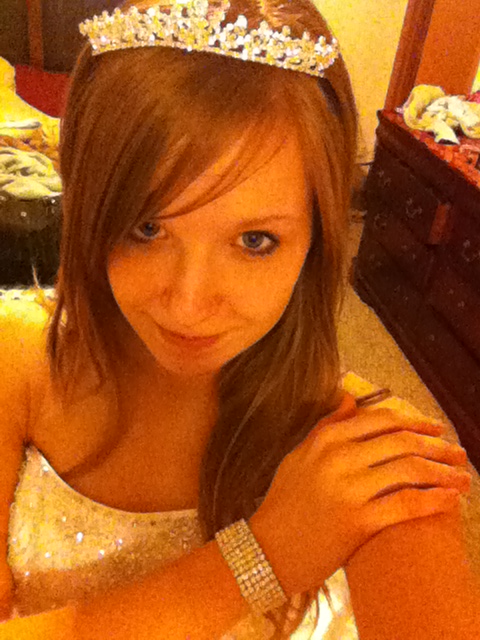 my tiara and some bracelet i found in my room lol =p :  wedding tiara crystal up cute simple IMG 0442