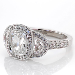 Any bees with bezel set rings? : wedding bezel peridot ring 1815 2 Image