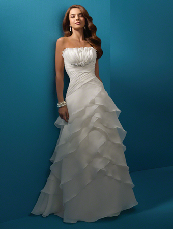Any Alfred Angelo Brides? :  wedding alfred angelo bride bridal dress Alfredangelo 2100front