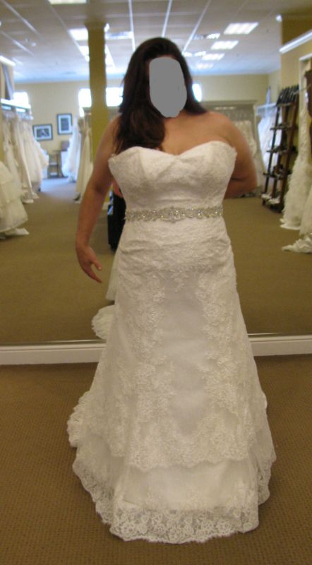 Need help deciding between Maggie Sottero Presca Marie or Geneva (pic heavy) :  wedding maggie sottero geneva presca marie lace IMG 2975