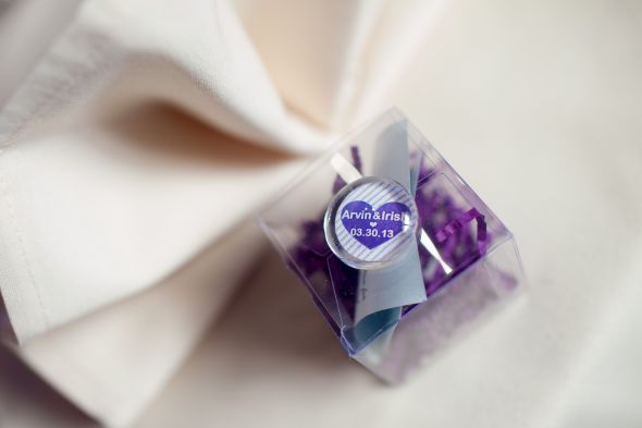 Donation favors in honor of our gues