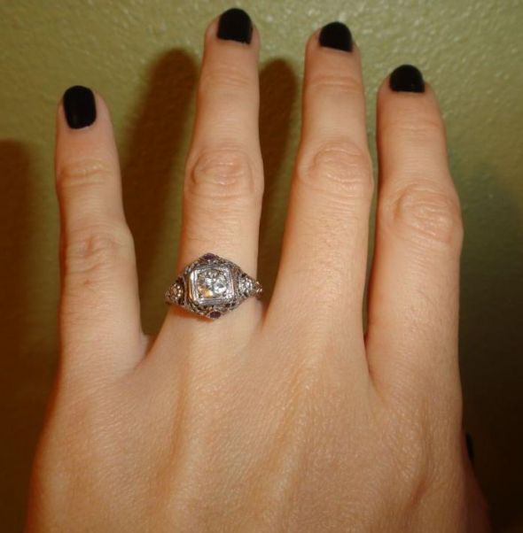 My engagement ring :  wedding Ring 019