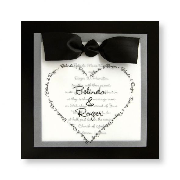DIY Invitations Heart Theme wedding invitations hearts diy purple ribbon 