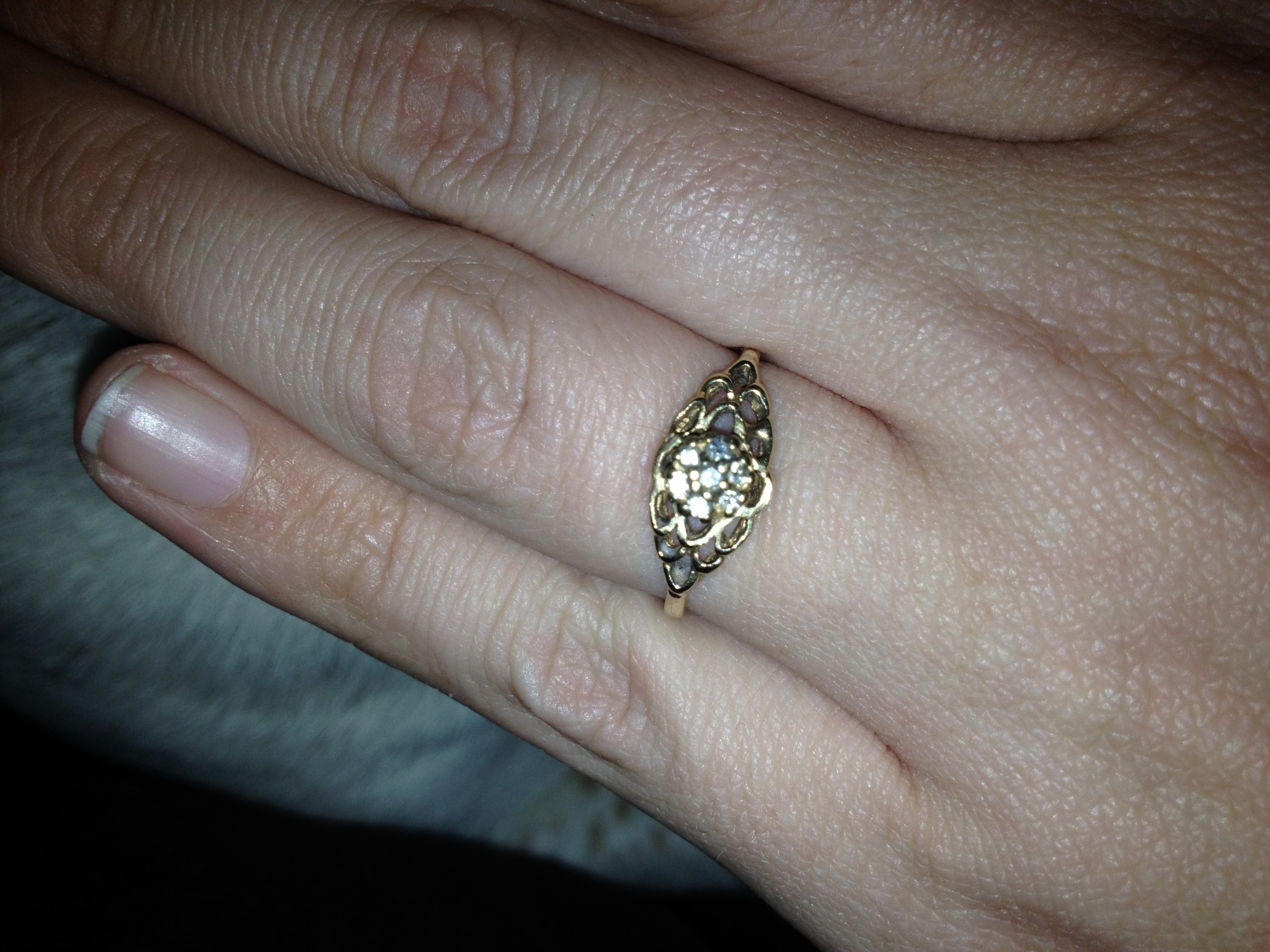 How do you describe my e-ring? :  wedding engagement rings band curved Image