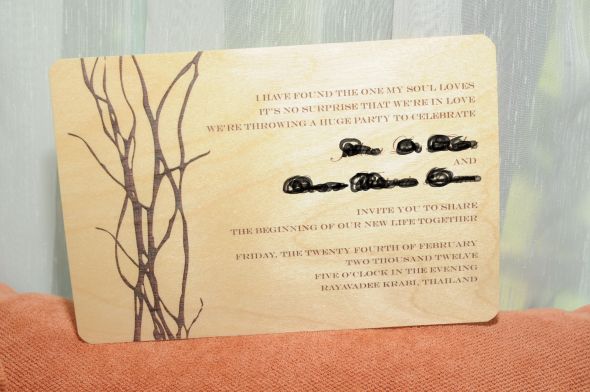 Share your nontraditional wording on your invites wedding invitation 