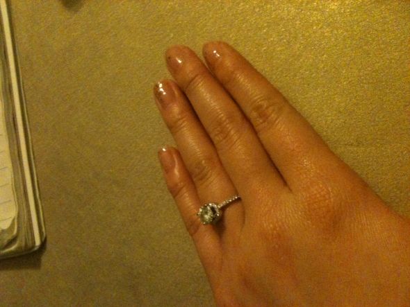 We're ENGAGED!!!! <3  **ring pics included :  wedding engagement moissanite proposal IMG 2210